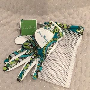 Vera Bradley peacock pattern golf glove,Size small